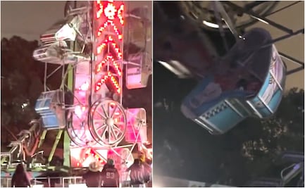 Terror en feria de Los Ángeles: juego mecánico colapsa y deja atrapados a decenas de estudiantes. VIRAl