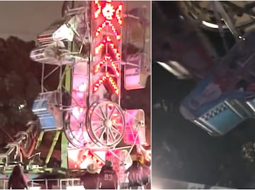 Terror en feria de Los Ángeles: juego mecánico colapsa y deja atrapados a decenas de estudiantes. VIRAl