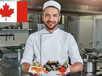 ¡Hay vacantes para mexicanos! Trabaja en Canadá preparando sushi y gana $31,000 pesos