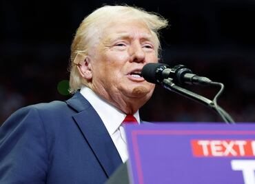 Trump en primer mitin tras atentado: "La semana pasada, me llevé un balazo por la democracia"