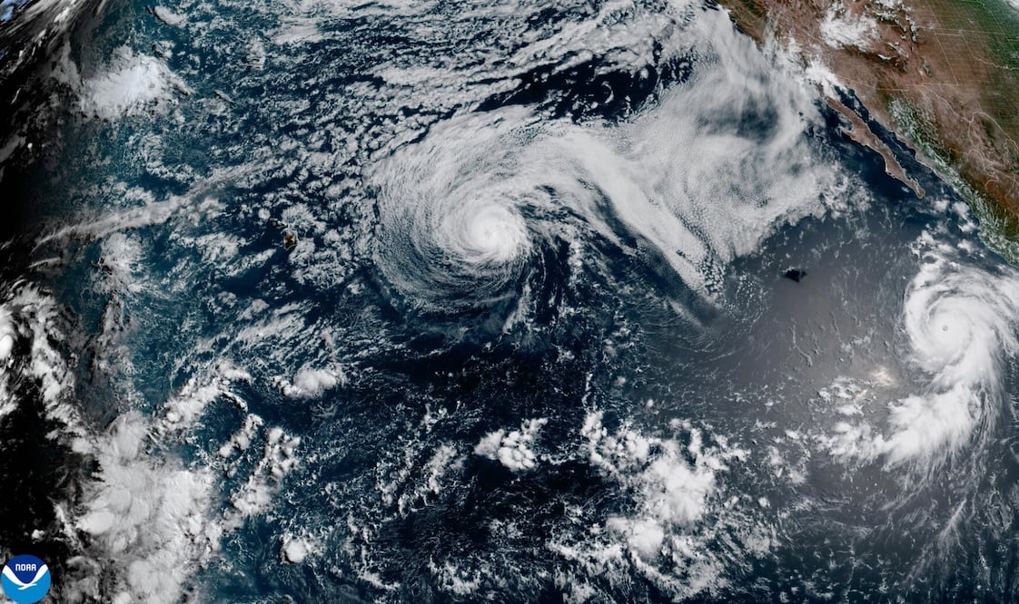 Genevieve se fortalece a huracán categoría 5: esta es su trayectoria frente a México. (NOAA via AP)