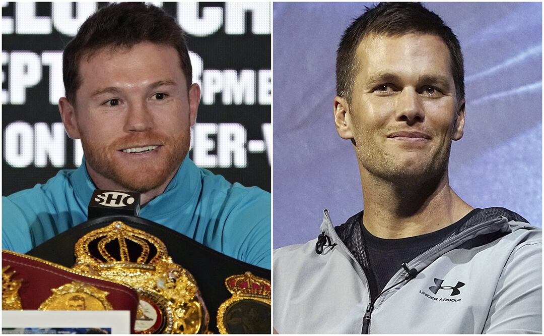 “Me encanta verte pelear”. Canelo Álvarez recibe alabanzas de Tom Brady en entrevista. Foto: AP