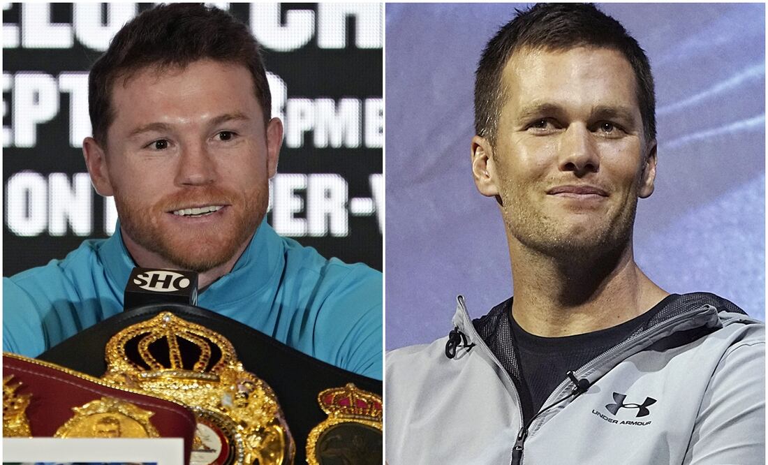 “Me encanta verte pelear”. Canelo Álvarez recibe alabanzas de Tom Brady en entrevista. Foto: AP