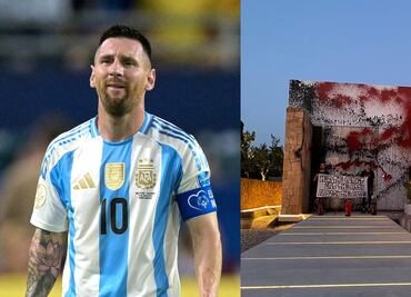 Activistas climáticos pintan de rojo y negro la mansión de Messi en Ibiza