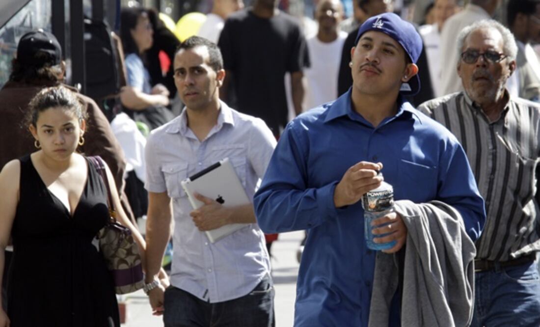 Latinos representan el 71% del crecimiento general de la población de Estados Unidos. Foto: AP