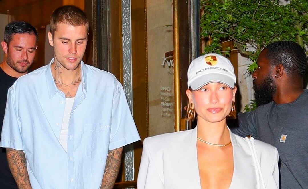 Hailey y Justin Bieber disfrutaron de una cena romántica en Nueva York. Foto: Grosby Group