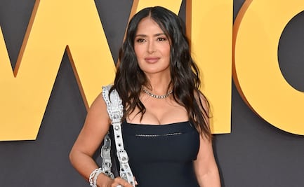Salma Hayek y el minivestido negro ajustado que dio de qué hablar en Londres