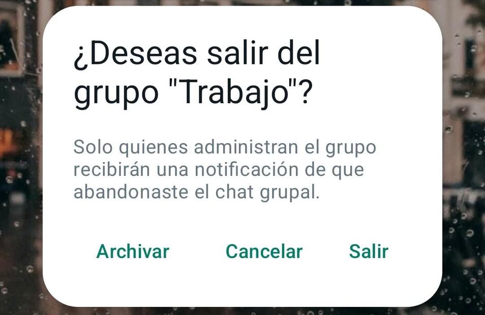 Así puedes salir de un grupo de WhatsApp sin que nadie se de cuenta. Foto: Screenshot WhatsApp
