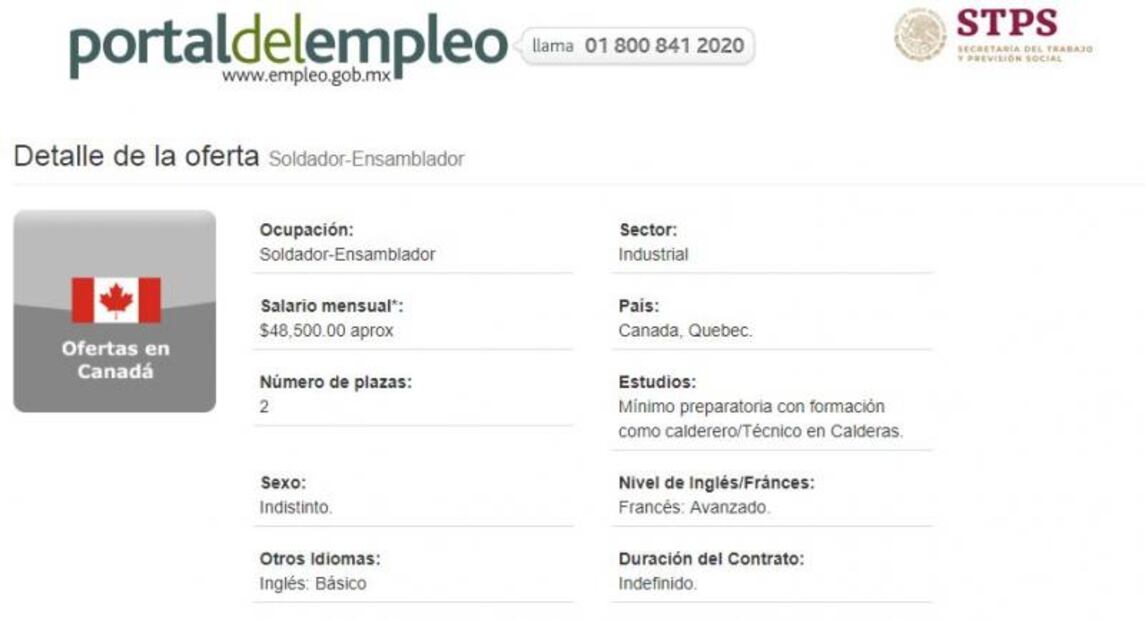 Canadá ofrece trabajo para soldadores mexicanos; pagan $48,500 