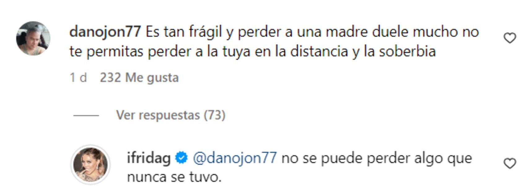 Frida Sofía lanza duros mensajes en contra de su mamá tras muerte de Silvia Pinal. Foto: Tomada de Instagram @ifridag