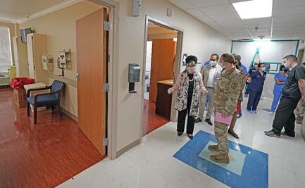 Covid-19. Despliegan militares a hospitales de Texas y California