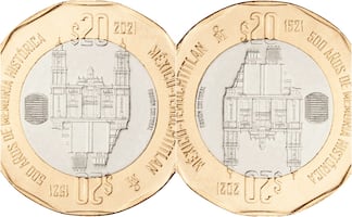 La moneda conmemorativa de $20 pesos de Tenochtitlán que vale hasta $1.5 millones de pesos