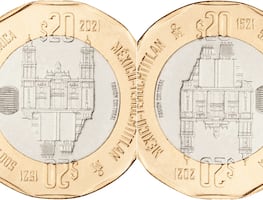 La moneda conmemorativa de $20 pesos de Tenochtitlán que vale hasta $1.5 millones de pesos