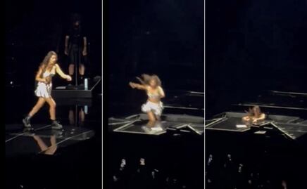 Olivia Rodrigo sufre aparatosa caída en pleno concierto y preocupa a fans. VIDEO