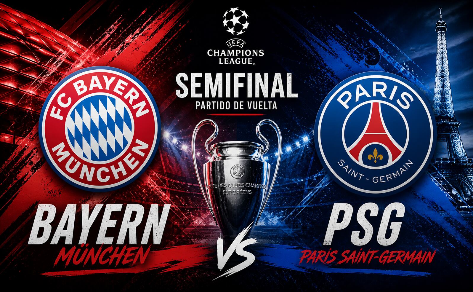 Bayern vs PSG: dónde ver EN VIVO el pase a la final de la Champions ...