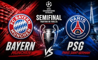 Bayern vs PSG: dónde ver EN VIVO el pase a la final de la Champions League 2026 este 6 de mayo