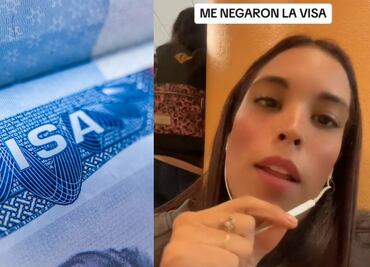 Mujer revela el increíble error por el que le negaron la visa americana y se vuelve viral en TikTok