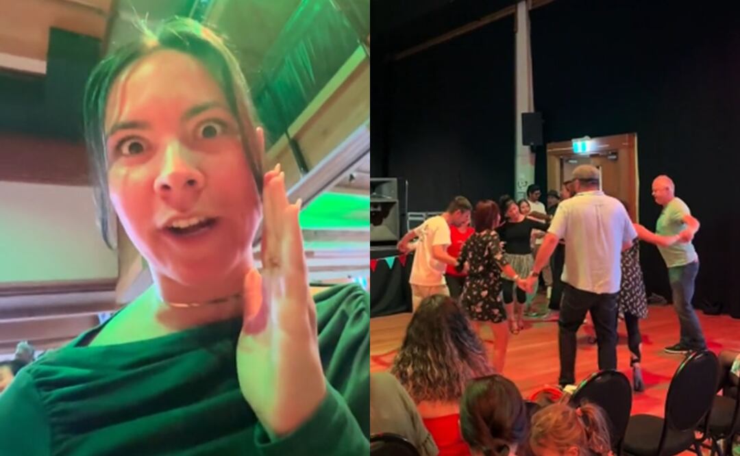 ¡Se sacan los pasos prohibidos! Extranjeros bailan reggaetón al estilo del siglo XIX. Captura TikTok