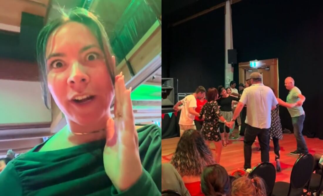 ¡Se sacan los pasos prohibidos! Extranjeros bailan reggaetón al estilo del siglo XIX. Captura TikTok