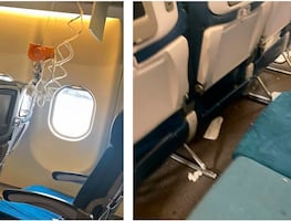 Video. 36 heridos por turbulencias "extremas" en un vuelo en Estados Unidos