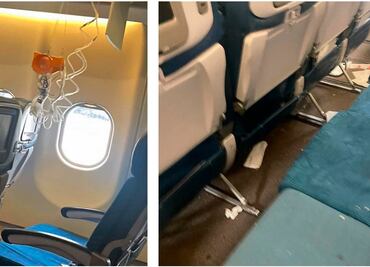 Video. 36 heridos por turbulencias "extremas" en un vuelo en Estados Unidos