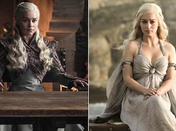 Antes y después: así cambiaron los personajes de 'Game of Thrones' en ocho temporadas