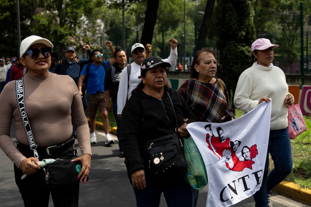 La CNTE no cede: seguirá en huelga y amenaza con escalar protestas durante la Copa del Mundo. Foto: Foto Hugo Salvador / El Universal