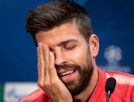 Piqué no se atreve a nombrar a Shakira y la llama “mi ex pareja”