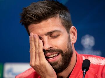Piqué no se atreve a nombrar a Shakira y la llama “mi ex pareja”