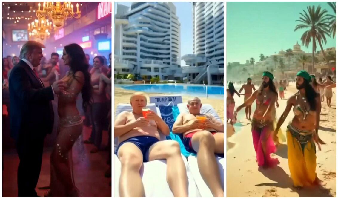 Trump imagina "Gaza 2025": VIDEO de IA transforma la Franja en resort de lujo.-EFE/ Donald Trump/Instagram