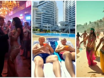 Trump imagina "Gaza 2025": VIDEO de IA transforma la Franja en resort de lujo