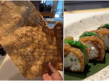 “¡Con el chicharrón no!”. Chef japonés se hace viral tras ‘inventar’ el sushi de chicharrón y mexicanos lo critican
