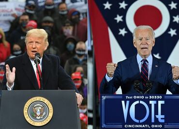 ¿Por qué se ve a Biden mucho más mayor que a Trump si sólo se llevan tres años?