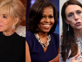 Brigitte Macron, Michelle Obama y Jacinda Ardern; mujeres poderosas acusadas de haber nacido hombres