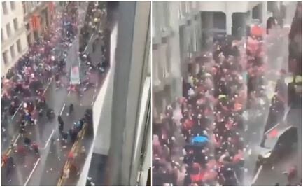 IMÁGENES. Festejo del Liverpool termina en tragedia, auto atropella a varios asistentes