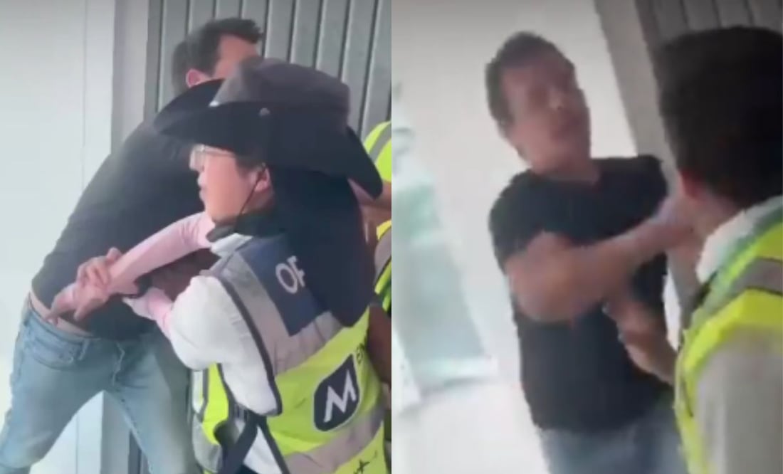 Pasajero enloquece y agrede a sobrecargo tras ser desalojado de un vuelo | Fotos: video 'X' @JLMNoticias