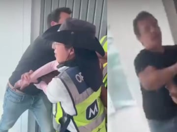 Pasajero enloquece y le rompe la nariz a sobrecargo tras ser desalojado de vuelo de Viva Aerobús. VIDEO