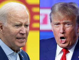 Trump dice que Biden nunca fue apto para el cargo de presidente