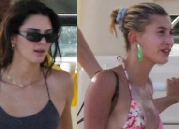 Kendall Jenner y Hailey Bieber arrasan con bikinis en playa de Jamaica