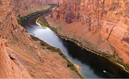 Alertan por sequía en Río Colorado; restringen agua para 2 estados de EU y México