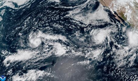 ¡Alerta en el Pacífico! Polo amenaza a México y Nolo se fortalece rumbo a Hawái