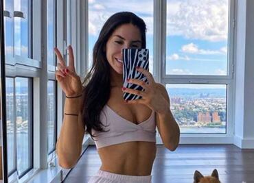 'Reina del fitness' impacta con figura en leggings en Nueva York