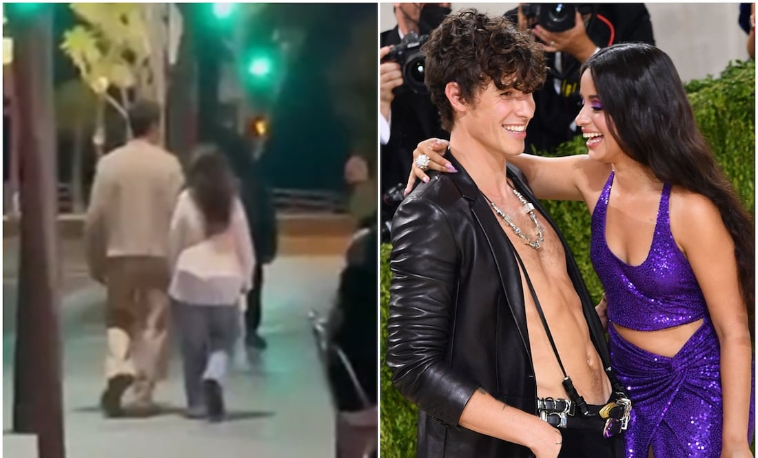 “Parecían muy felices juntos”. Camila Cabello y Shawn Mendes salen en cita romántica. Foto: Twitter/AFP