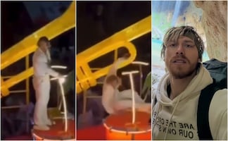 Aldo De Nigris sufre caída en el Carnaval de Mazatlán y enciende dudas sobre su pelea con Nicola Porcella