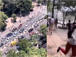 Godzilla causa revuelo en la CDMX; así grabaron escenas de la nueva película en Reforma