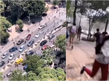 Godzilla causa revuelo en la CDMX; así grabaron escenas de la nueva película en Reforma