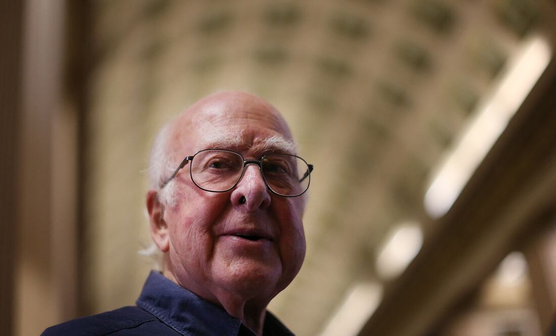 Fallece el británico Peter Higgs, descubridor del 'bosón de Higgs'. Foto: AFP / Ian Macnicol
