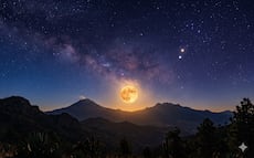 ¿Cuándo es la Luna de Fresa y alineación de 3 planetas? Fechas y horarios para ver el cielo de junio en México 