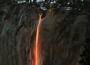 ‘Cascada de Fuego', la atracción natural de Yosemite durante febrero 2022