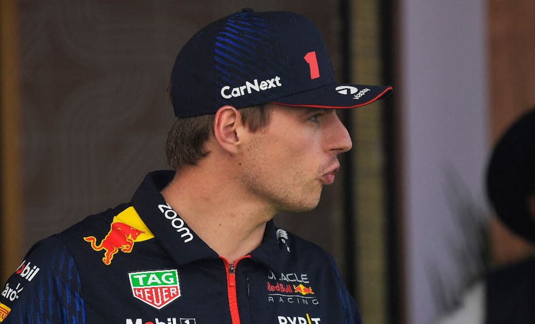 Verstappen marcó el mejor tiempo en el primer libre de México. Foto AFP